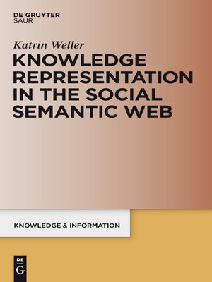 cover image of Knowledge Representation in the Social Semantic Web